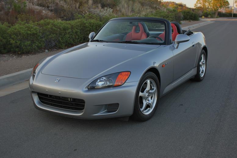 2000 Honda S2000 Ap1 Silver On Red